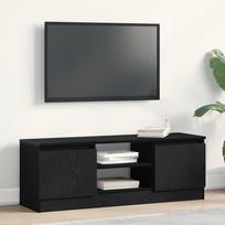 TV spintelė, juodo ąžuolo spalvos, 102x30x36 cm, inžinerinė mediena