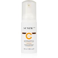SUNEWMED+ Active Foaming Cleanser Face and Eye Makeup Removal valomosios makiažo šalinimo putos su vitaminu C 40 ml