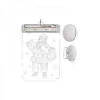 Vitražas LED 3D- Kaledu Senelis