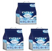 Catsan Hygiene plus 100% natūralus kraikas, 3x5l