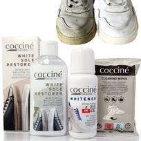 Baltų odinių sportbačių pado ir odinio paviršiaus balinimo rinkinys, Coccine®