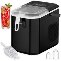 Ledo kubelių ledukų gaminimo aparatas Ruhhy 1.2L (12kg/24h), juodas