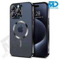 MD blue MagSafe silikoninis dėklas Samsung S24 Ultra juodas