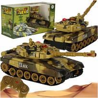 Nuotoliniu būdu valdomas tankas RC War Tank 9993 2.4 GHz, dykumos