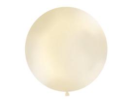 Didelis balionas 100 cm round Pastel, kreminis