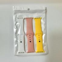 3 silikoninės apyrankės Apple Watch