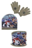 Kepurės, šaliko ir pirštinių komplektas berniukams Paw Patrol, įvairių spalvų