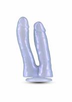 NS NOVELTIES Fantasia Double Trouble Flexible TPE Intimate Device, Shimmer Finish