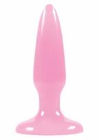 NS NOVELTIES Pleasure Plug Mini TPE Glow-in-the-Dark, Compact Size, Pink