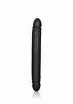 CALEXOTICS Blackjack Smooth Double Dong 12'' Poly-Melt PVC Flexible Model