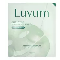 Luvum Green Citrus Mask Plus, 33g. – hidrogelio kaukė su vitaminu C