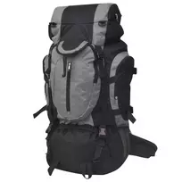 Turistinė kuprinė, XXL, 75 l, juoda/pilka
