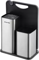 Stovas peiliams ir priedams su pjaustymo lentute Kamille KM-7610