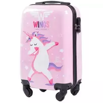 Kelioninis Mažas geltonas vaikiškas lagaminas Wings kd01 (rankiniam bagažui)