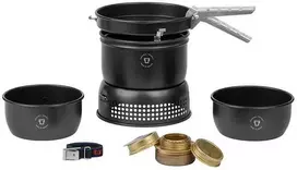 Camping set with alcohol stove Trangia Stove 37-5 UL/BL, juodas