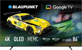 Union Distribution Sro BLAUPUNKT 86QCG6000S QLED 4K Google televizorius