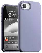 Dėklas Mercury Pure Magsafe Silicon Case Apple iPhone 16e/17e levandos pilka