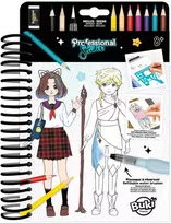 Buki France Buki Professional Studio Manga Colouring Book