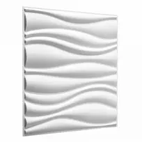 Sienų plokštės 12 pcs 50 x 50 cm Balta