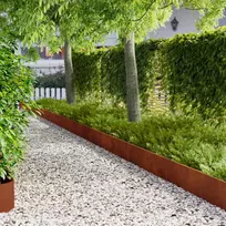 Vejo kraštas 20 pcs 103 x 25 cm Plienas Rūdijanti