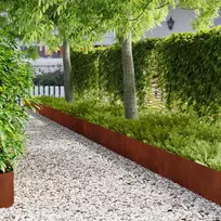Vejo kraštas 10 pcs 103 x 30 cm Plienas Rūdijanti
