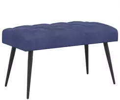 Suoliukas su mygtukų įsiuvais Policijos mėlyna 80 x 40 x 46 cm