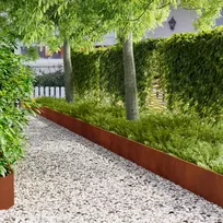 Vejo kraštas 20 pcs 103 x 30 cm Plienas Rūdijanti