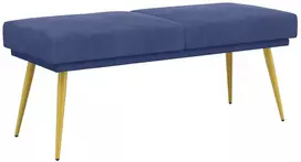 Dviejų sluoksnių suolas Policijos mėlyna 120 x 45 x 46 cm