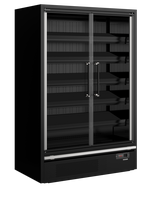Supermarketo daugiaaukštė šaldymo vitrina „Galaxy+ GP14FGD Black“