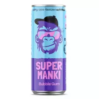 Gazuotas gėrimas Super Manki Bubble Gum 0,33L