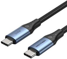 Vention Usb-c 240w 5a 1m juodas laidas