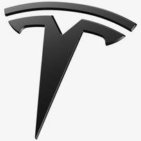 Spigen Front Emblem Logo Overlay for Tesla Model Y (Juniper) black