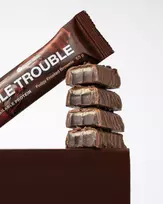 Double Trouble Protein Bar Chocolate with Cream – Šokolado ir kremo skonio baltyminis batonėlis | Vilgain | 55 g