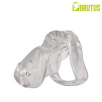 Brutus Clicklock Chastity Cage Clear