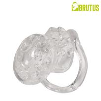 Brutus Airhole Chastity Cage Clear