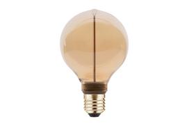 Lemputė GTV Filament LED, G95, 1800 °K, E27, 2 W, 100 lm