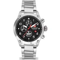 Šveicarų kariuomenės Hanowa SMWGI2101501 Nightflighter chronografas vyrams