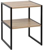 Naktinis staliukas 5five Simply Smart, juoda sp./rusva sp., 50 cm x 40 cm x 40 cm