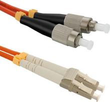 „Qoltec“ šviesolaidinis jungiamasis kabelis LC/UPC – FC/UPC | Daugiamodis | 50/125 | OM2 | Dvipusis | 3 m
