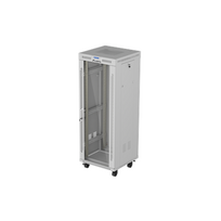 Lanberg Rack cabinet free-standing 32U/600x600 (flat pack) with glass door LCD V2 | FF01-6632-12SL | 19" cm | IP20 | Gray|FF01-6632-12SL