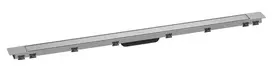 Hansgrohe RainDrain Match Plus dušo latakas 120 cm, su grotelėmis, šlifuoto nerūdijančio plieno, 56218800