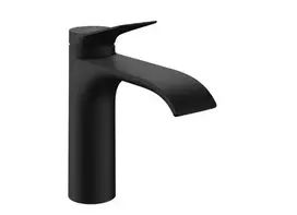 Hansgrohe Vivenis – praustuvo maišytuvas su išleidimo vožtuvu, EcoSmart, CoolStart, matinis juodas 75023670