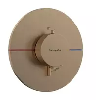 Hansgrohe ShowerSelect Comfort - potinkinis termostatinis maišytuvas, šlifuoto bronzos spalvos 15559140
