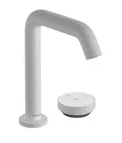 Hansgrohe Tecturis S – praustuvo maišytuvas su išleidimo mechanizmu, 2 skylių montavimas, CoolStart, EcoSmart+, balta matinė 73353700