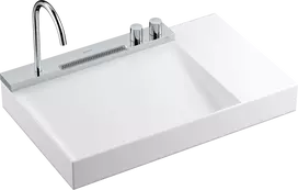 Hansgrohe Avalegra praustuvas 78x48 cm, su termostatiniu maišytuvu ir dušu, 2 purškimo režimai, be perpildymo vožtuvo, chromuotas 22473000