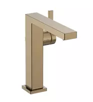 Hansgrohe Tecturis E – praustuvo maišytuvas su „Push-Open“ išleidimo komplektu, „CoolStart“, „EcoSmart“, šlifuotas bronzos spalvos 73042140