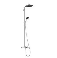 Hansgrohe Activera S – dušo rinkinys su vonios termostatu, skersmuo 24 cm, 2 srovių tipai, EcoSmart, chromas 28871000