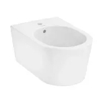 Hansgrohe EluPura S - Sieninis bidė, su skyle maišytuvui, HygieneEffect baltas 62043450