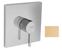 Hansgrohe Finoris – paslėpta dušo armatūra, šlifuotas bronzos spalvos 76615140