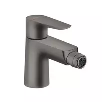 Hansgrohe Talis E – bidė maišytuvas su išleidimo komplektu, juodas chromas, šlifuotas 71720340